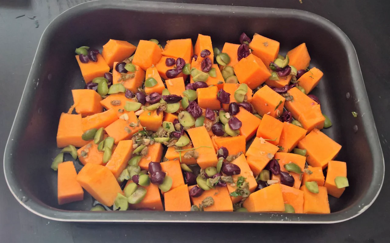 zucca al forno